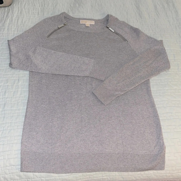 Michael Kors Zipper Collar Sweater - Picture 1 of 8